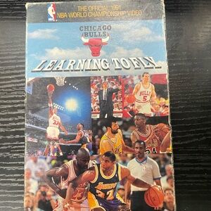 'Learning to Fly' 1991 NBA Championship VHS - Blue/Red